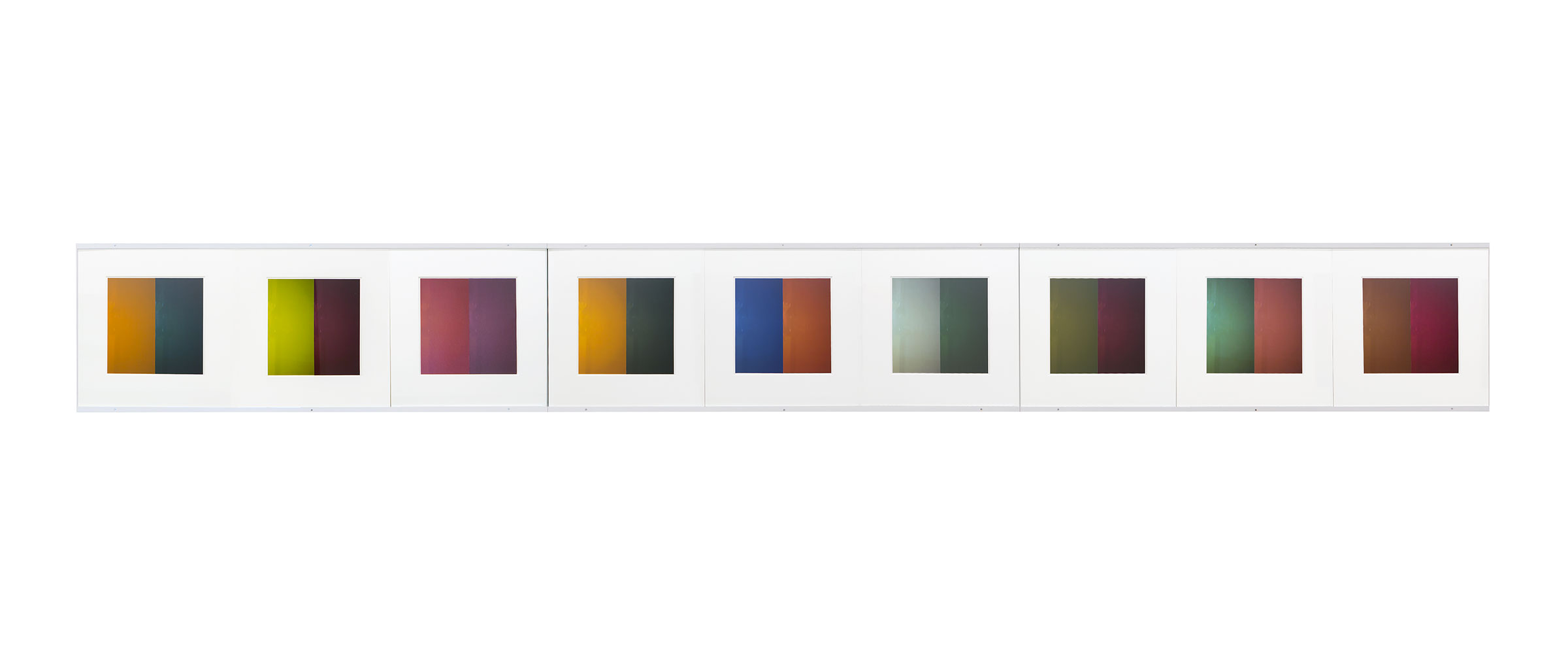 Jan Dibbets, New Colorstudies, 2013